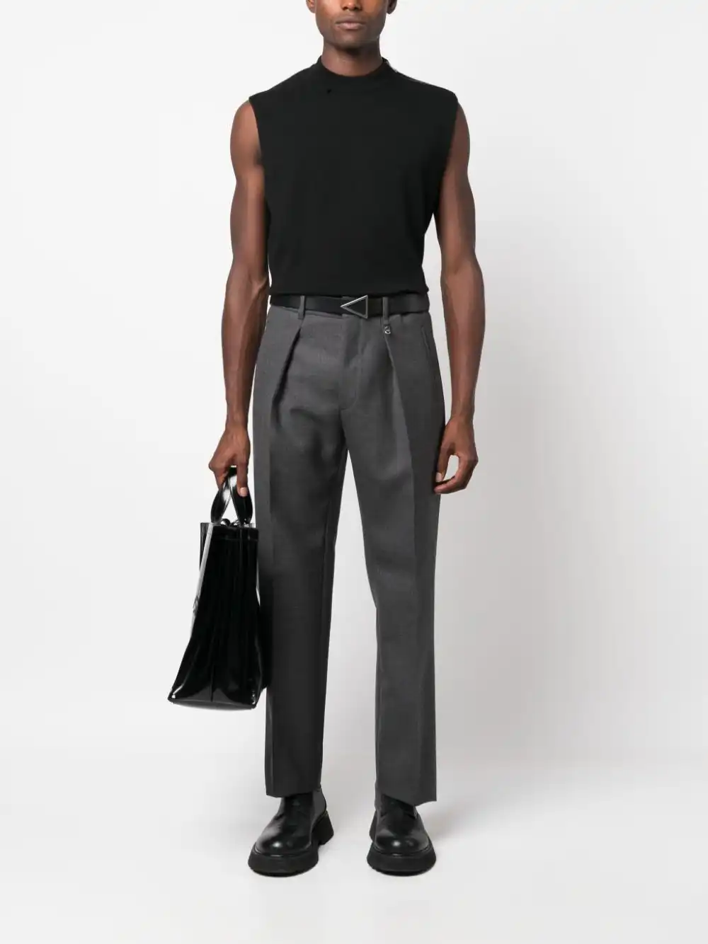 Affordable FENDI tapered virgin wool trousers