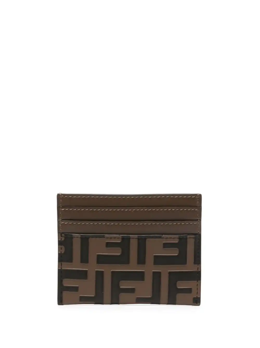 Affordable FENDI FF Diamonds leather cardholder