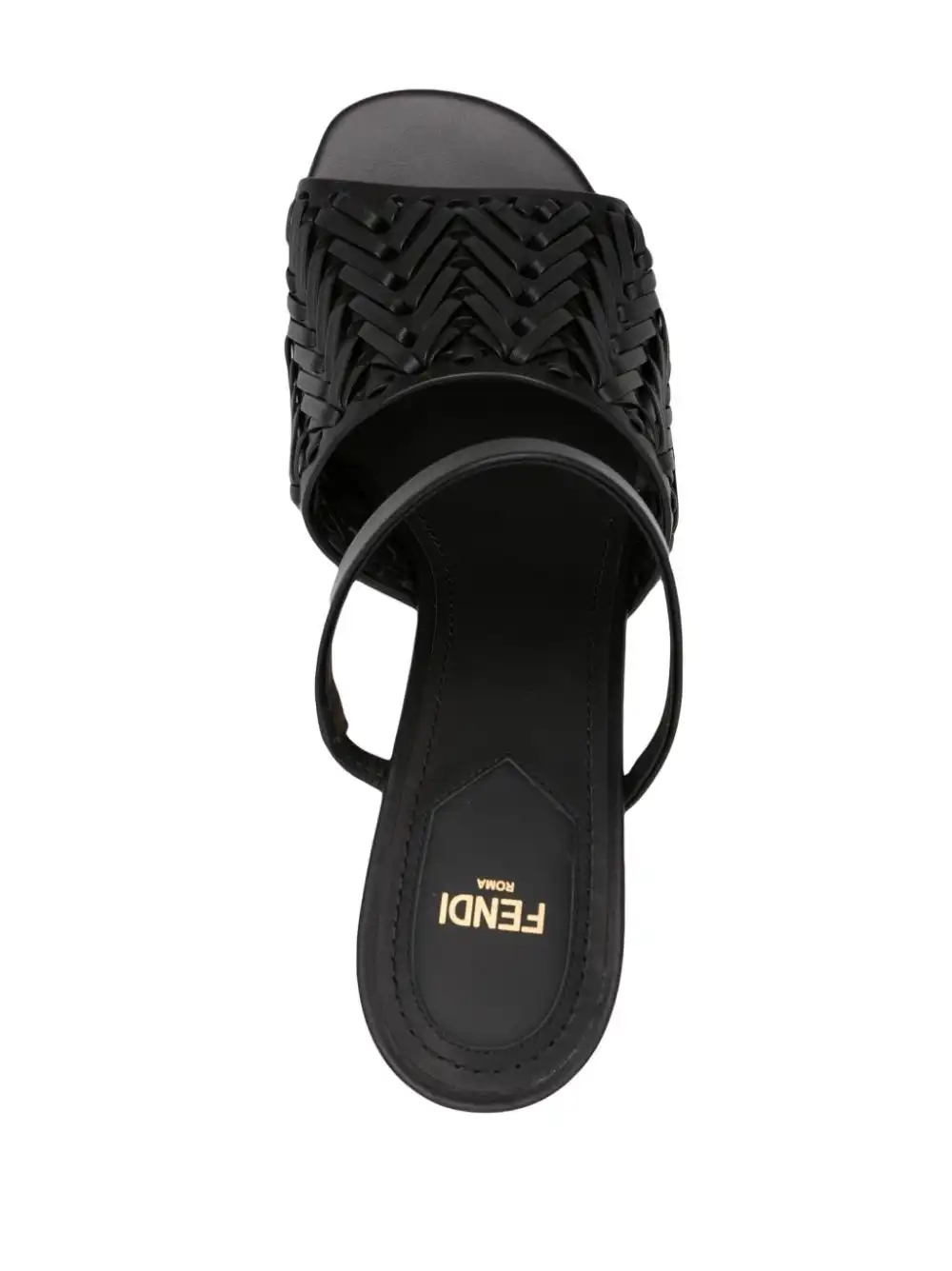 Affordable FENDI Fendi First 95mm leather sandals