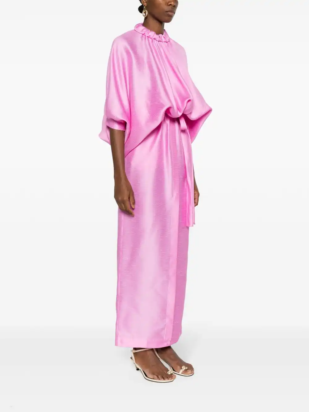 Cheap FENDI draped gazar gown