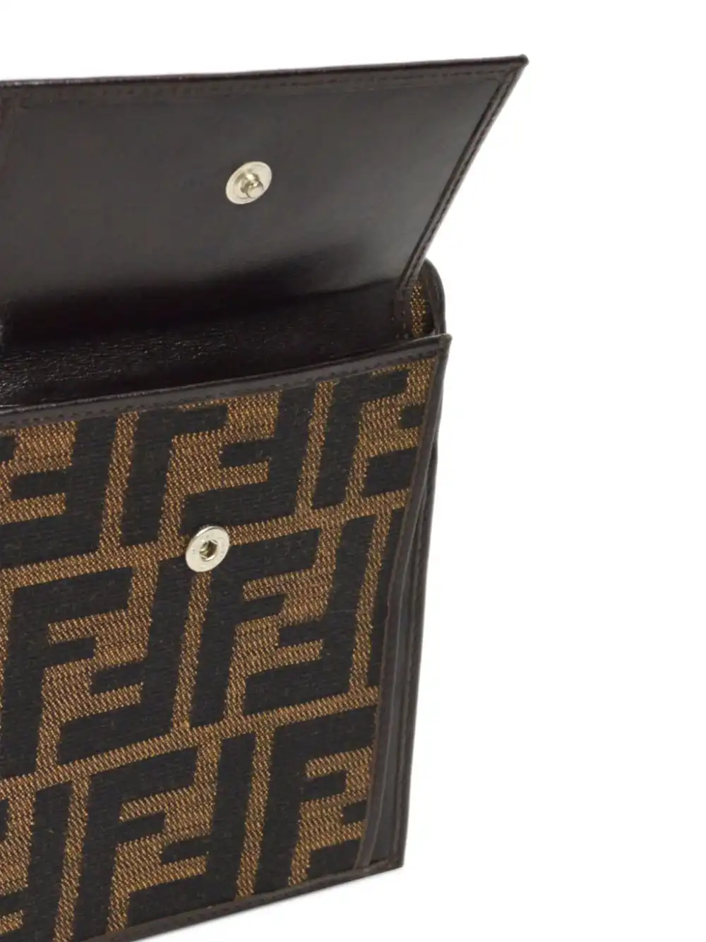 Affordable Fendi 1990-2000s Zucca wallet purse