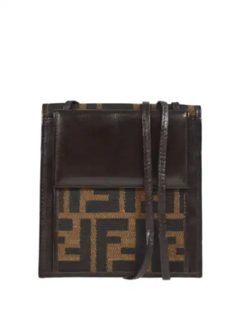 Fendi 1990-2000s Zucca wallet purse