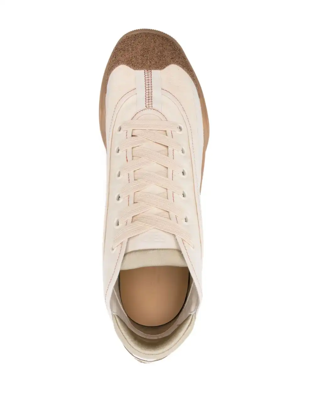 Affordable FENDI Lab canvas sneakers