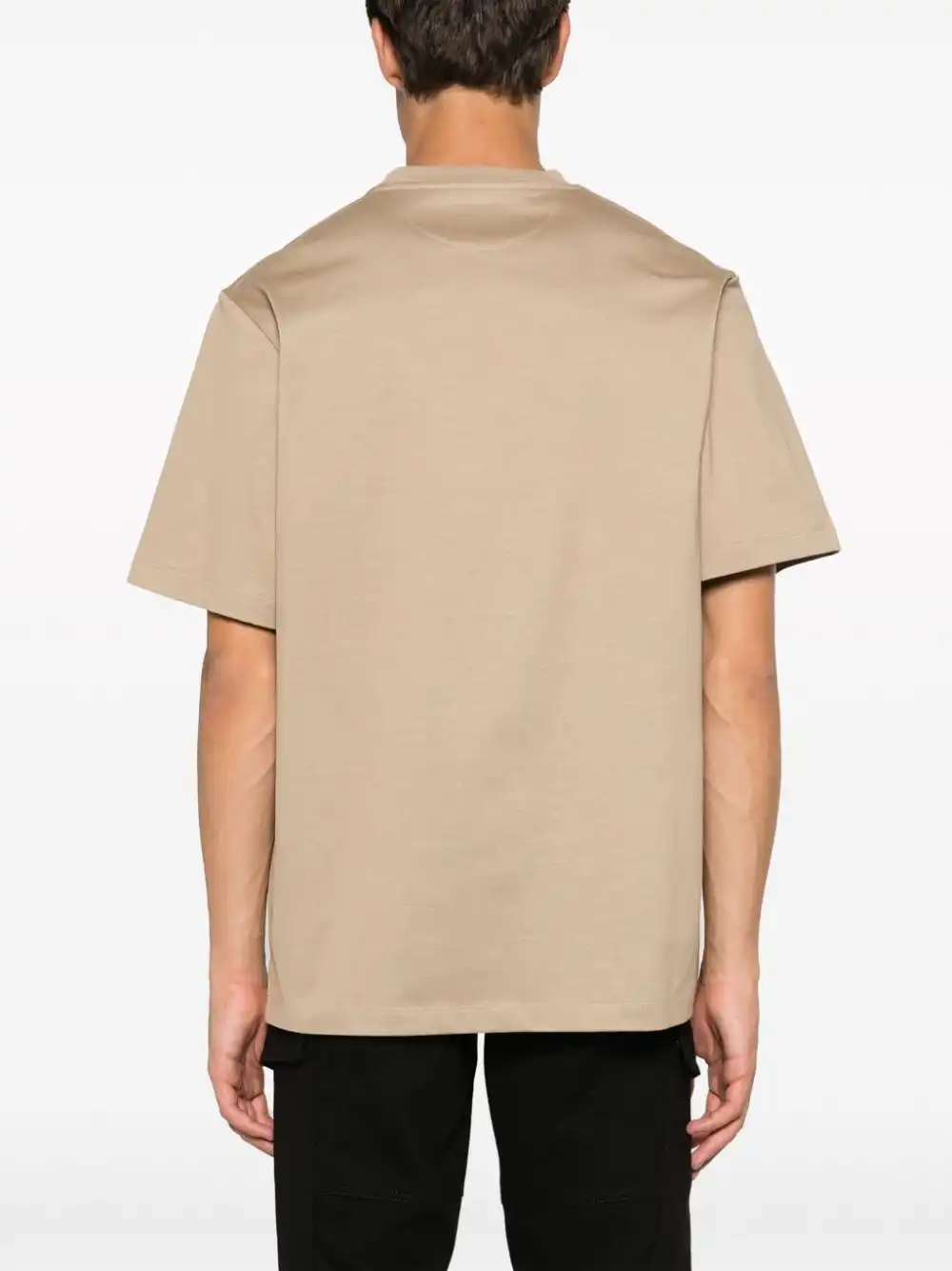 Cheap FENDI FF-motif patch-pocket T-shirt