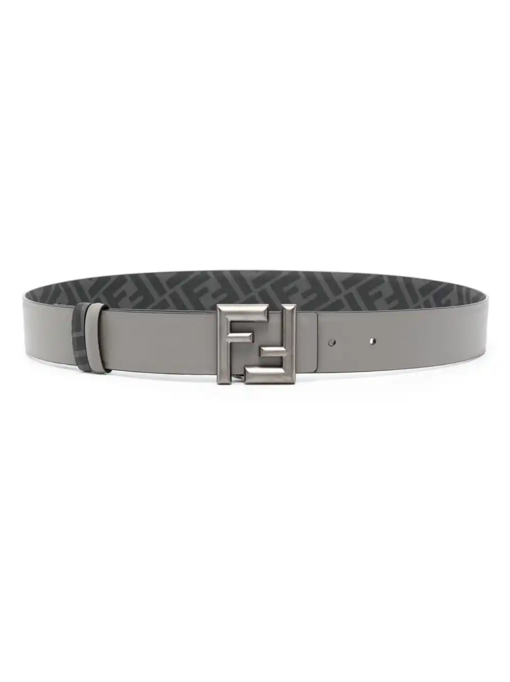 Affordable FENDI FF logo-buckle leather belt