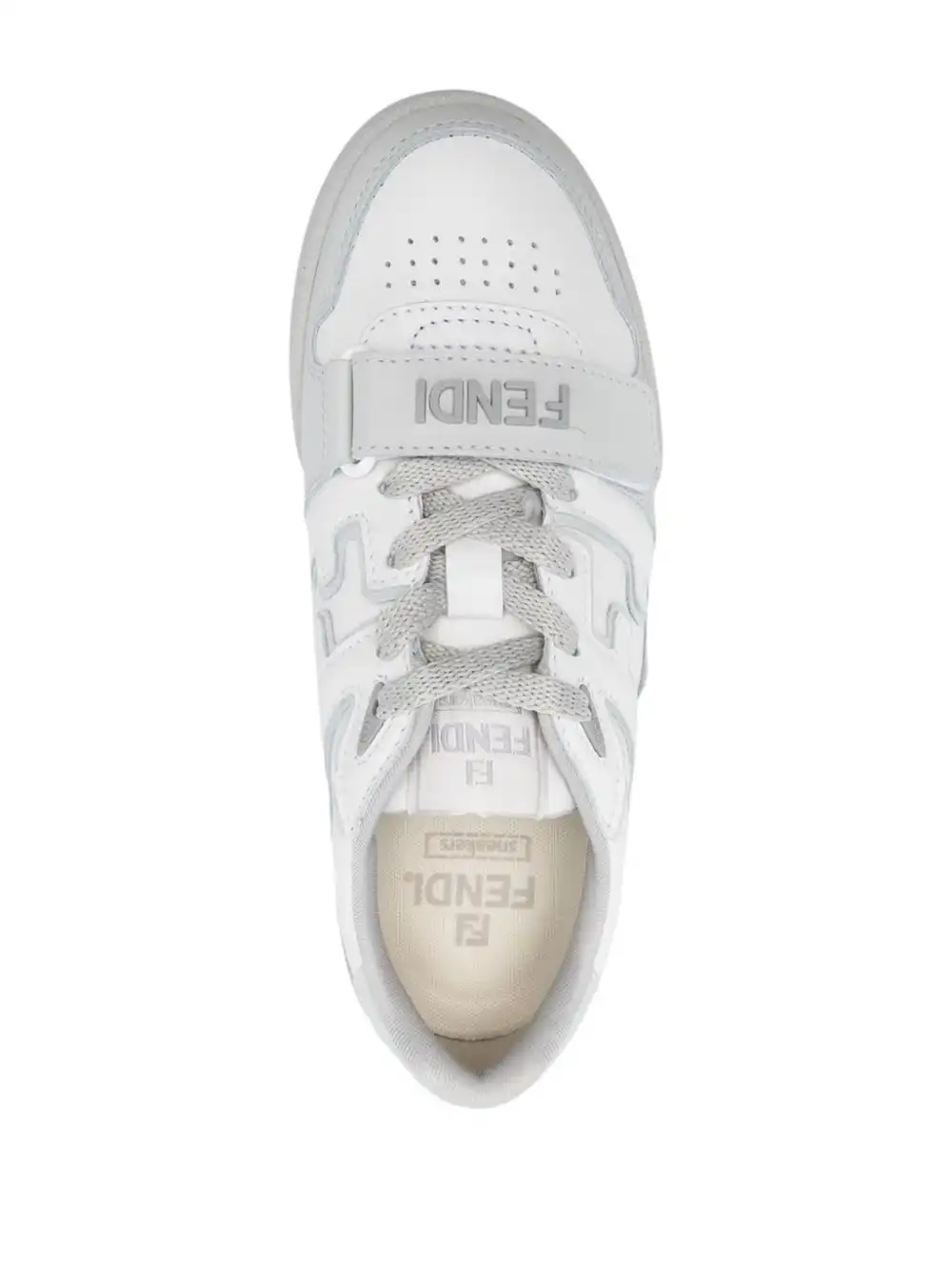 Cheap FENDI Fendi Match leather sneakers