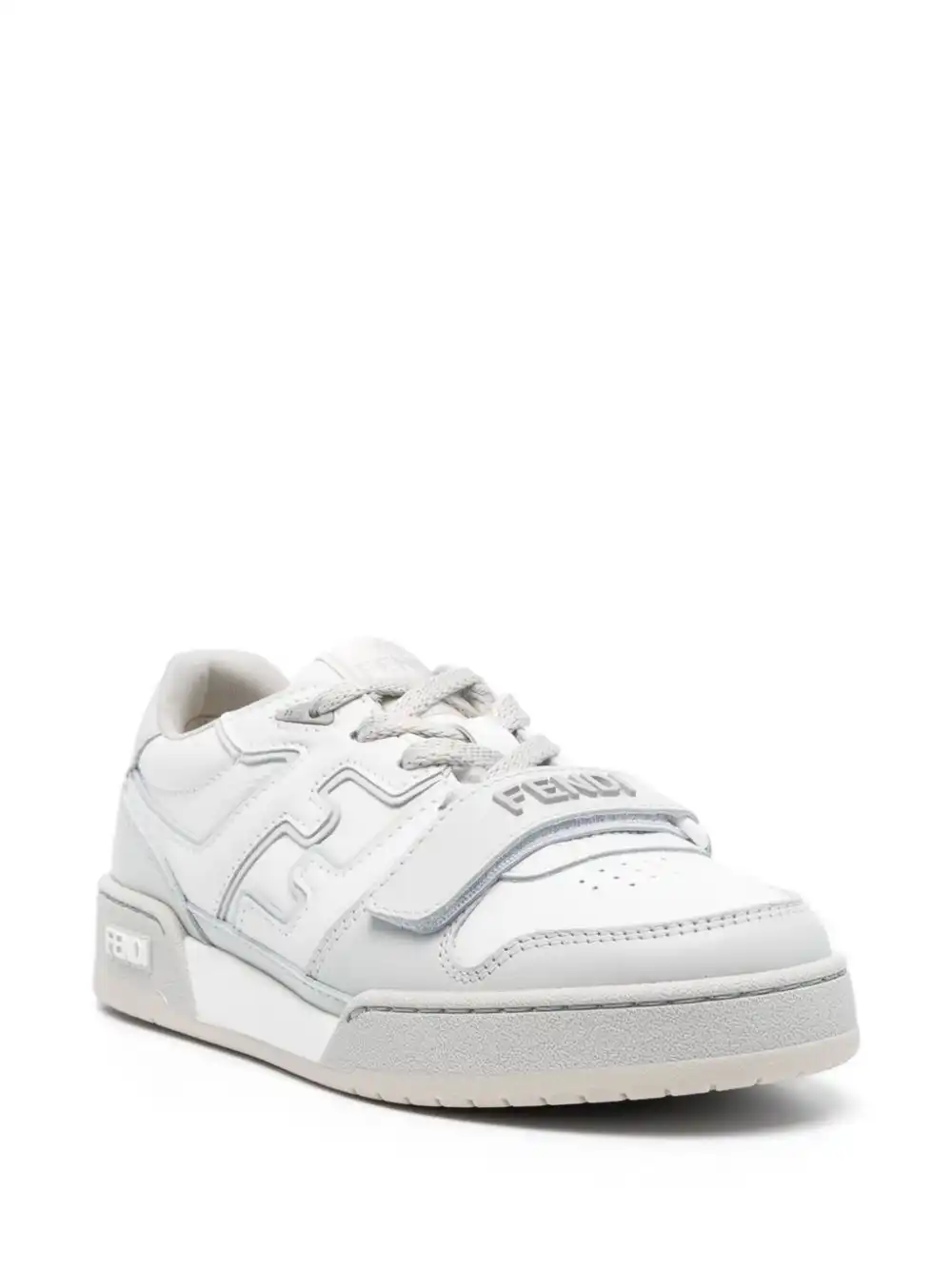 Cheap FENDI Fendi Match leather sneakers