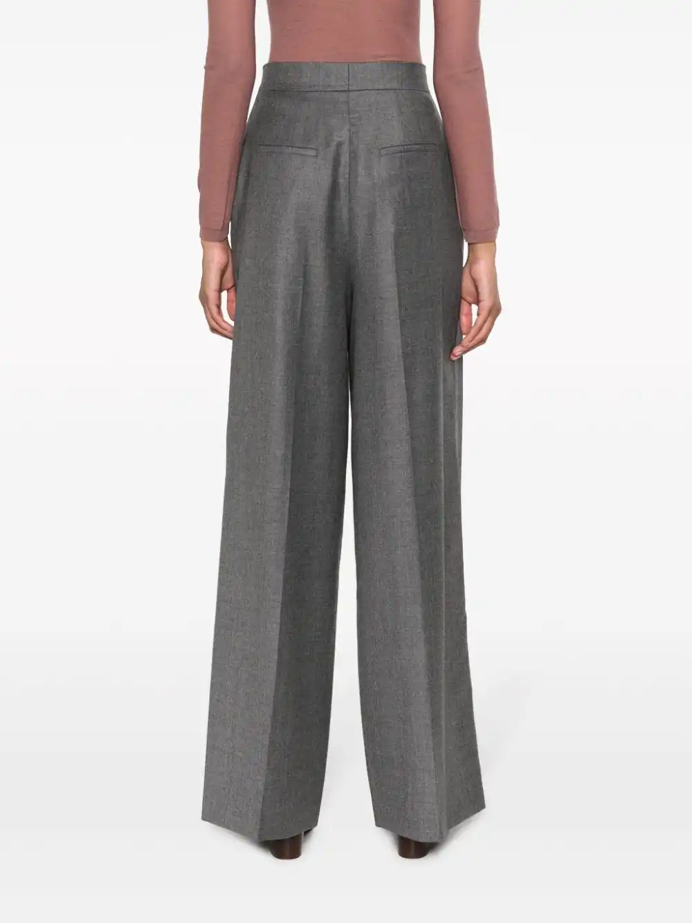 Affordable FENDI palazzo wool trousers