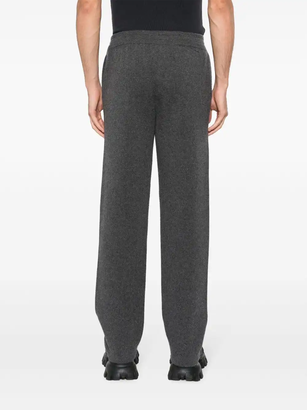 Cheap FENDI melange-effect cashmere track pants