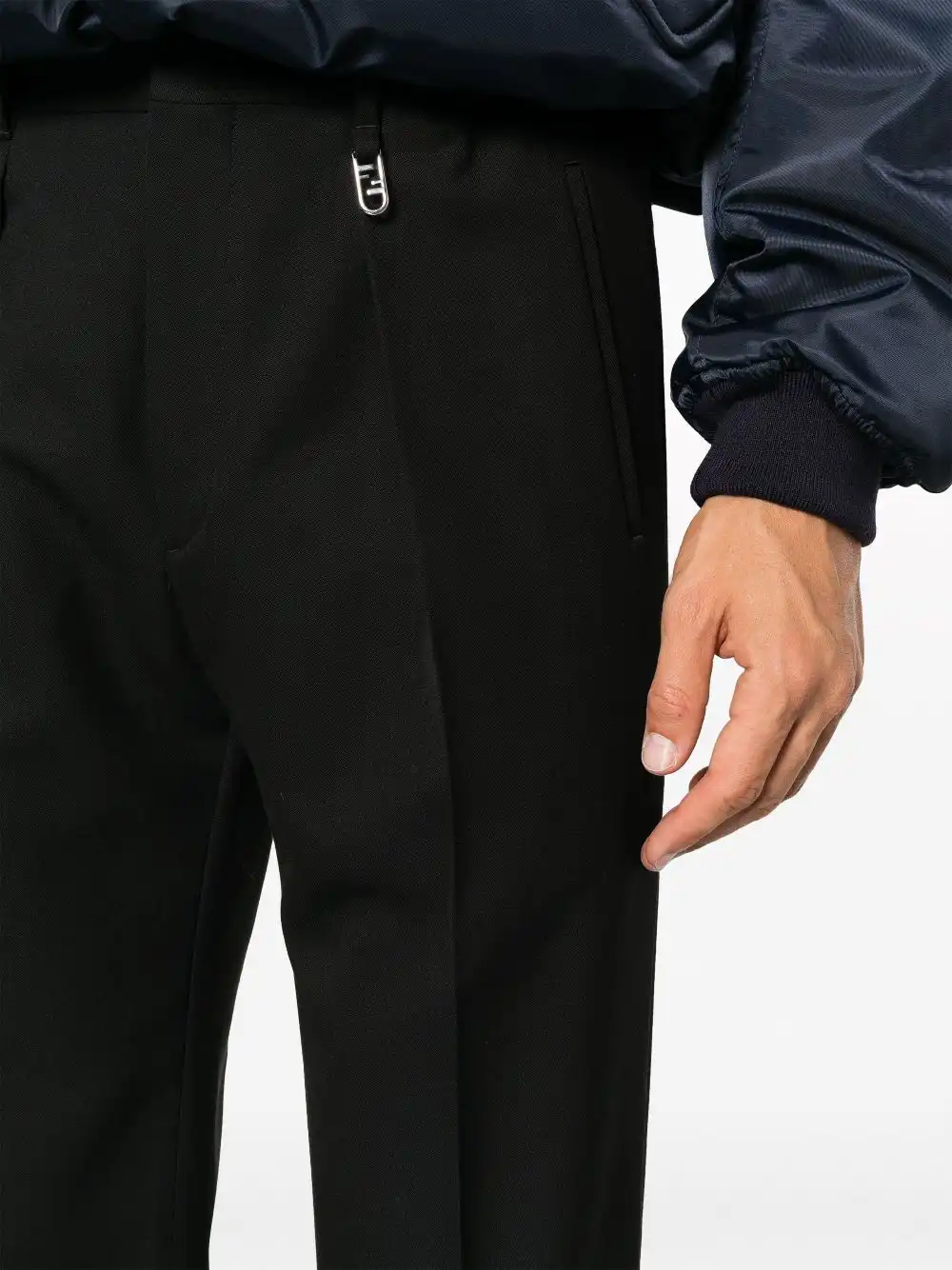 Affordable FENDI straight-leg tailored trousers