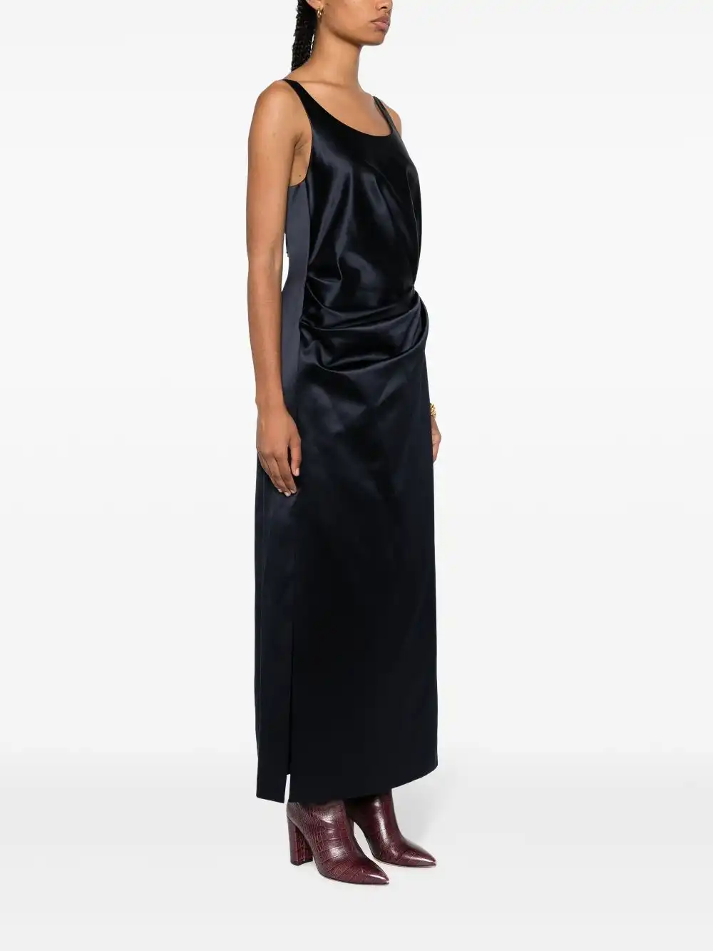 Affordable FENDI gathered silk dress