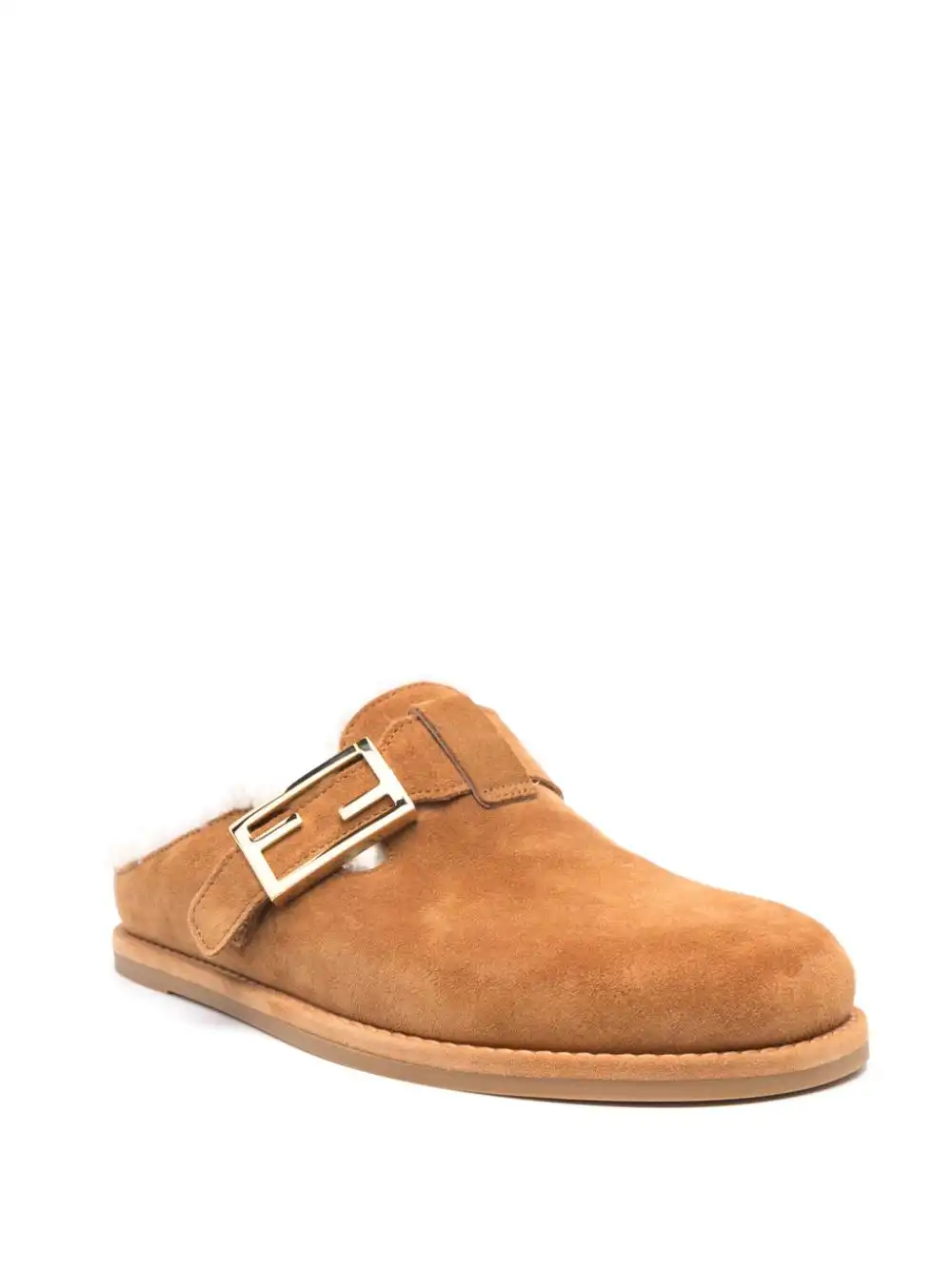 Affordable FENDI Fendi Feel suede slippers