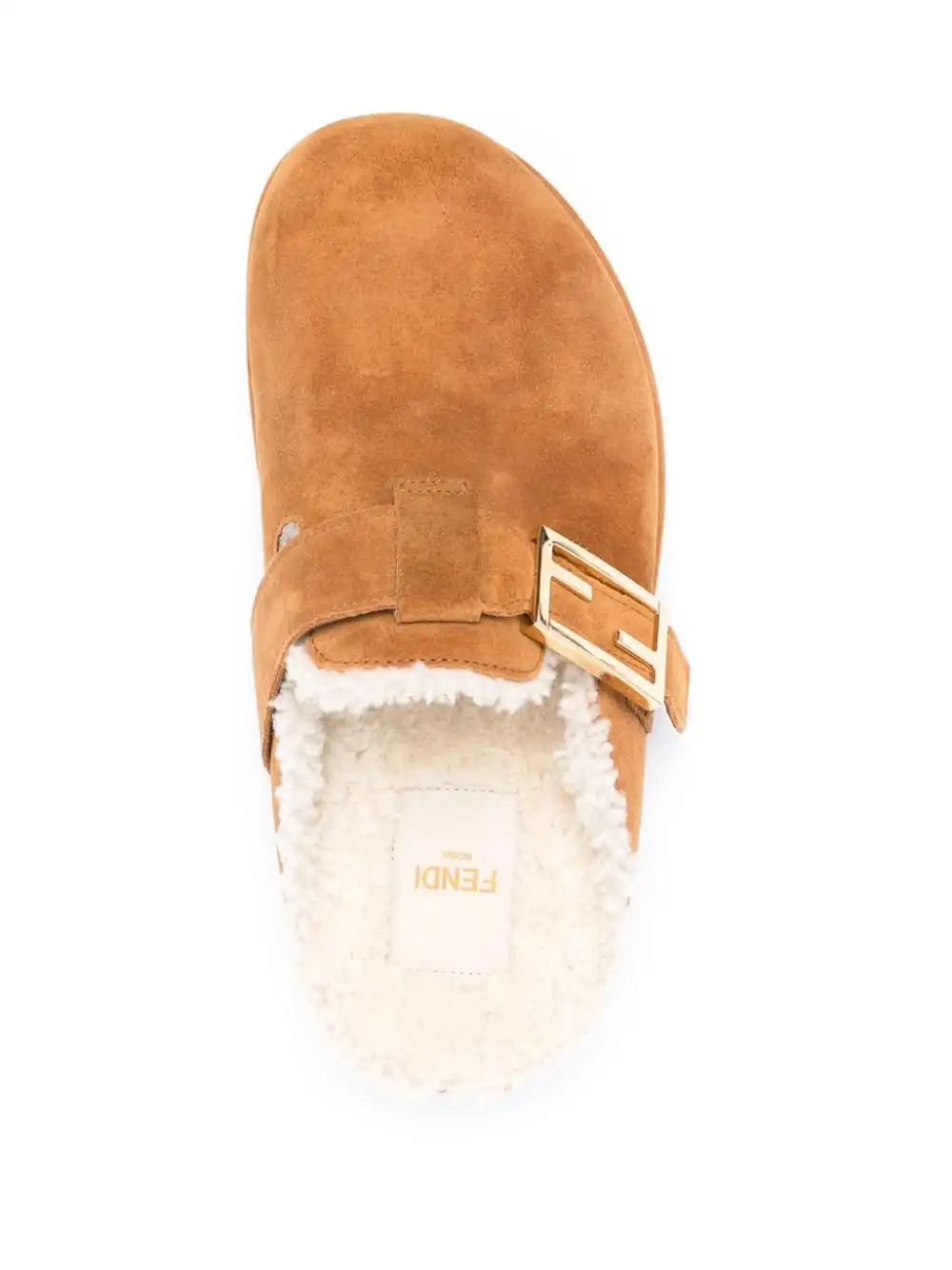 Affordable FENDI Fendi Feel suede slippers