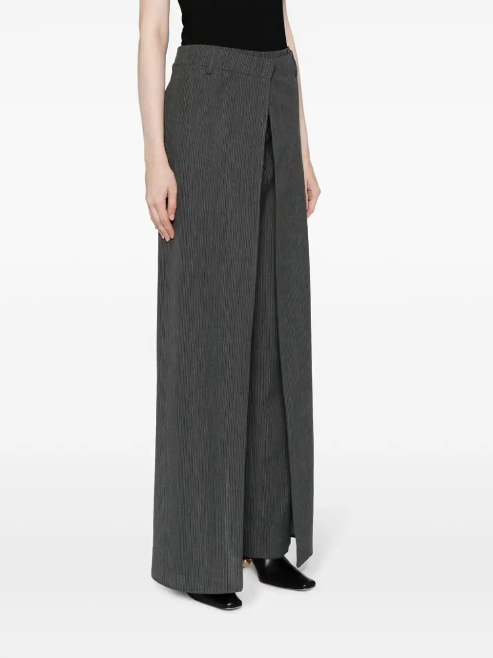 Affordable FENDI layered virgin wool trousers