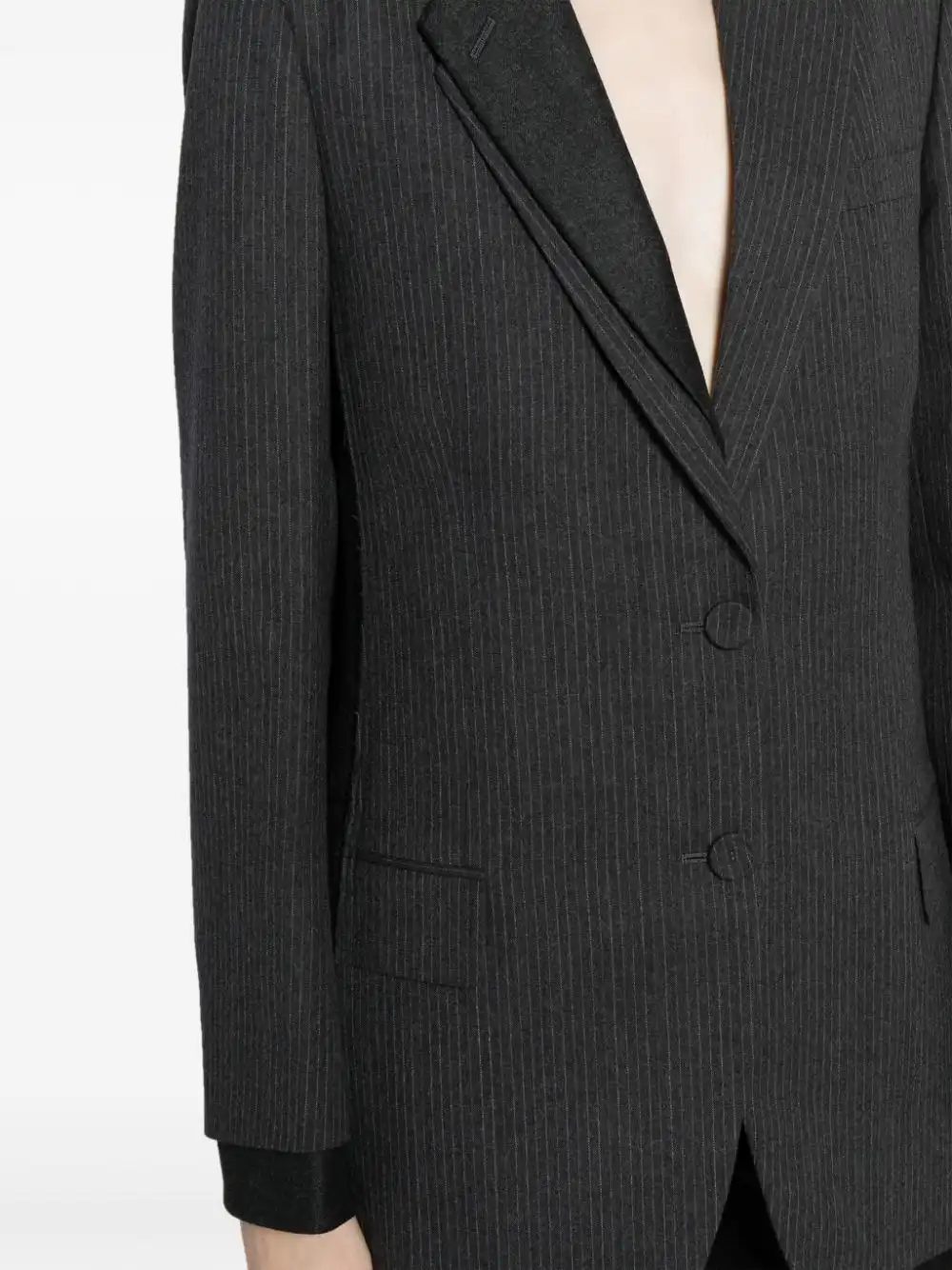 Cheap FENDI pinstripe wool blazer