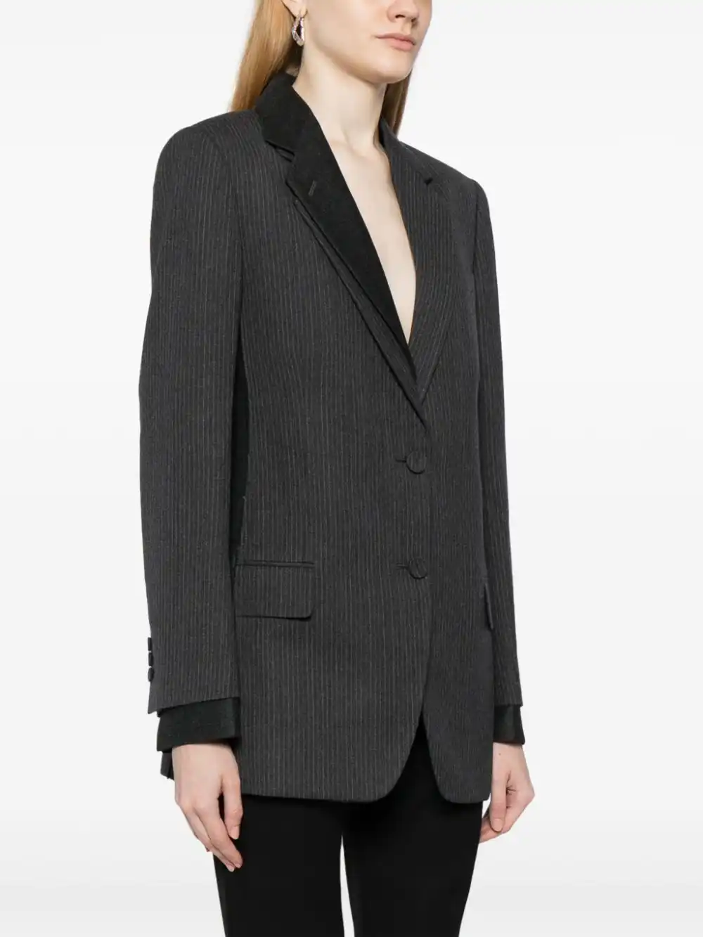 Cheap FENDI pinstripe wool blazer