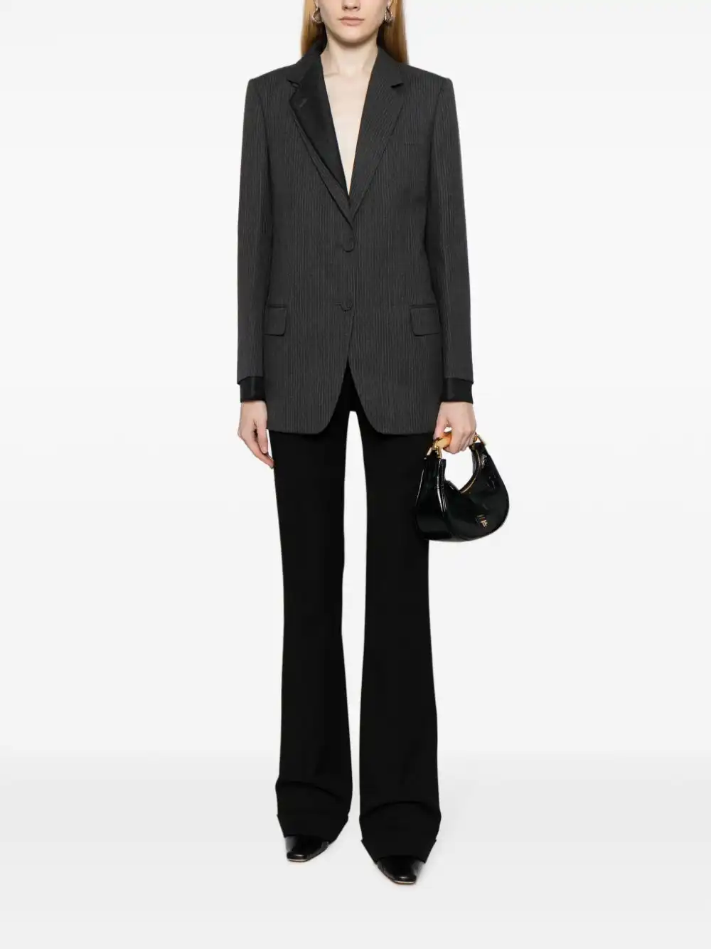 Cheap FENDI pinstripe wool blazer