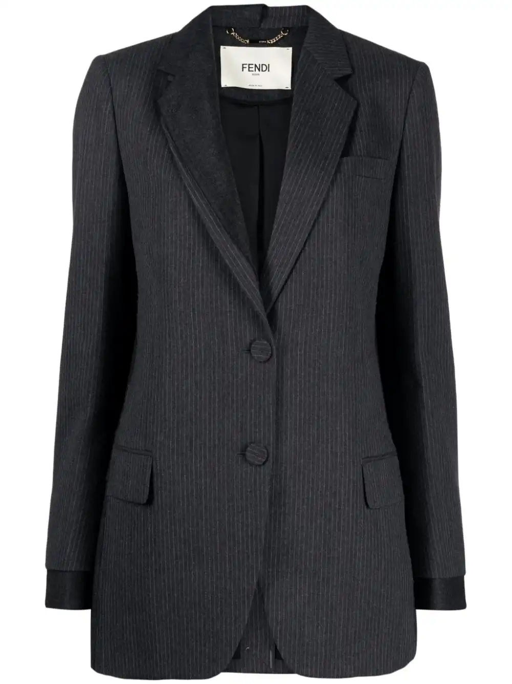 Cheap FENDI pinstripe wool blazer