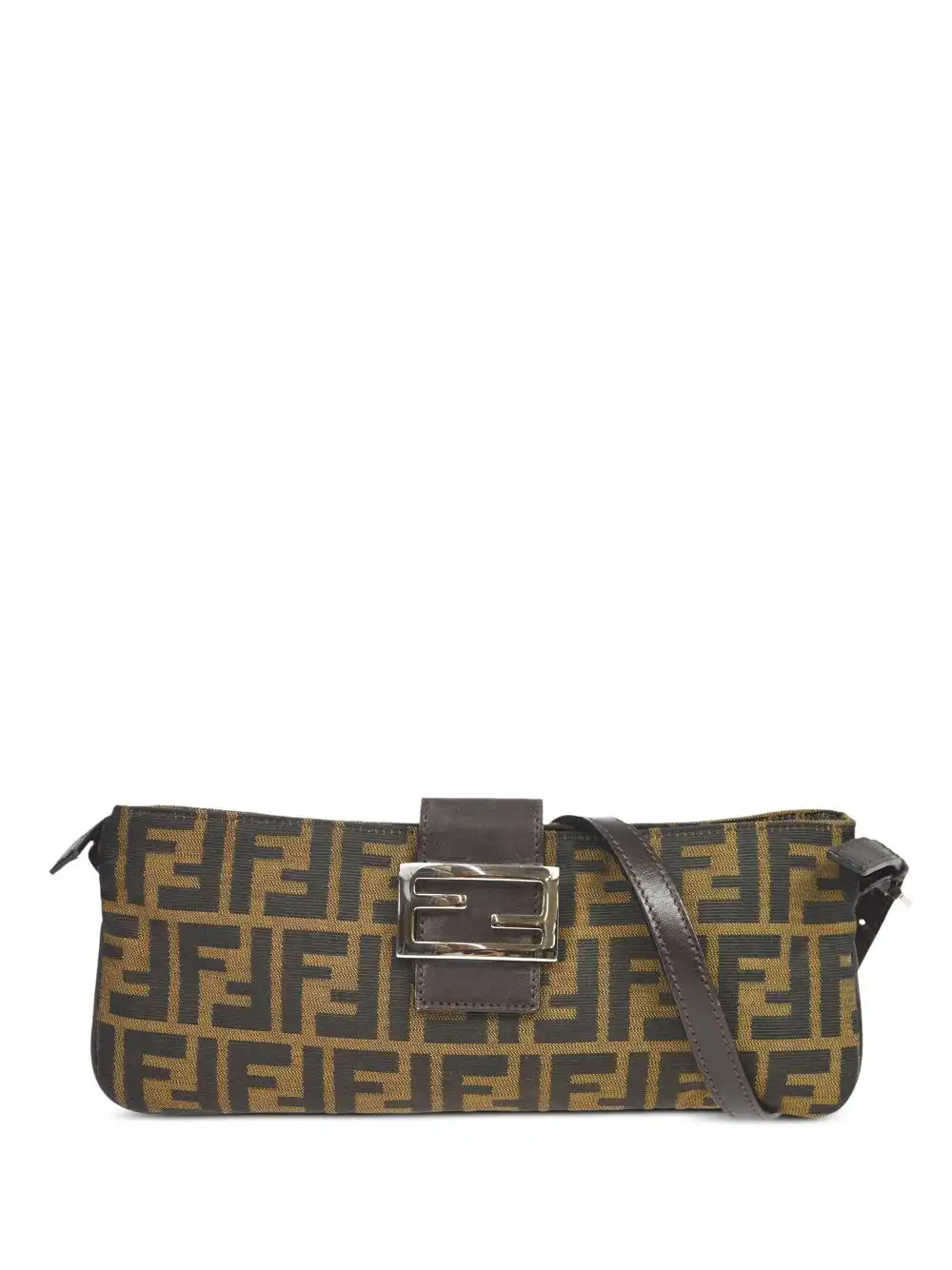 Affordable Fendi 1990-2000s Zucca-pattern shoulder bag