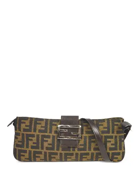 Fendi 1990-2000s Zucca-pattern shoulder bag