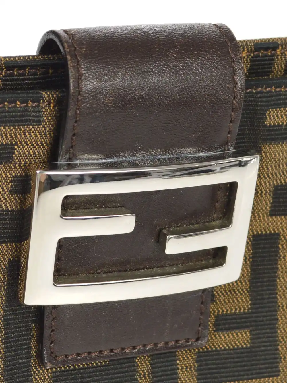 Affordable Fendi 1990-2000s Zucca-pattern shoulder bag