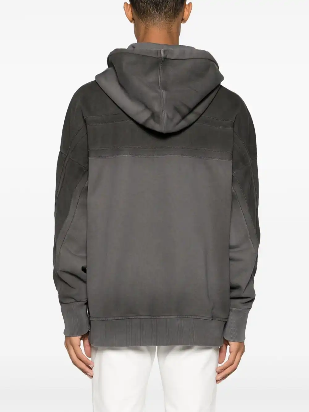 Cheap FENDI logo-lettering cotton hoodie