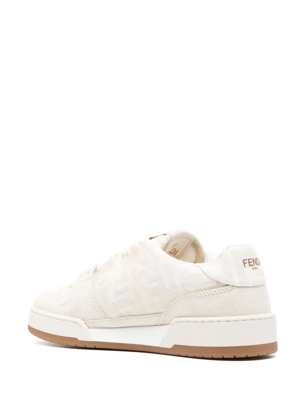 Affordable FENDI Zucca-monogram panelled sneakers