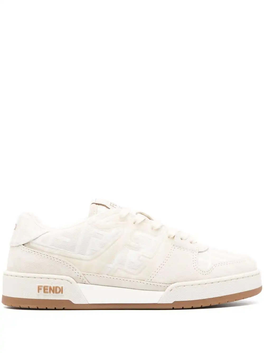 Affordable FENDI Zucca-monogram panelled sneakers