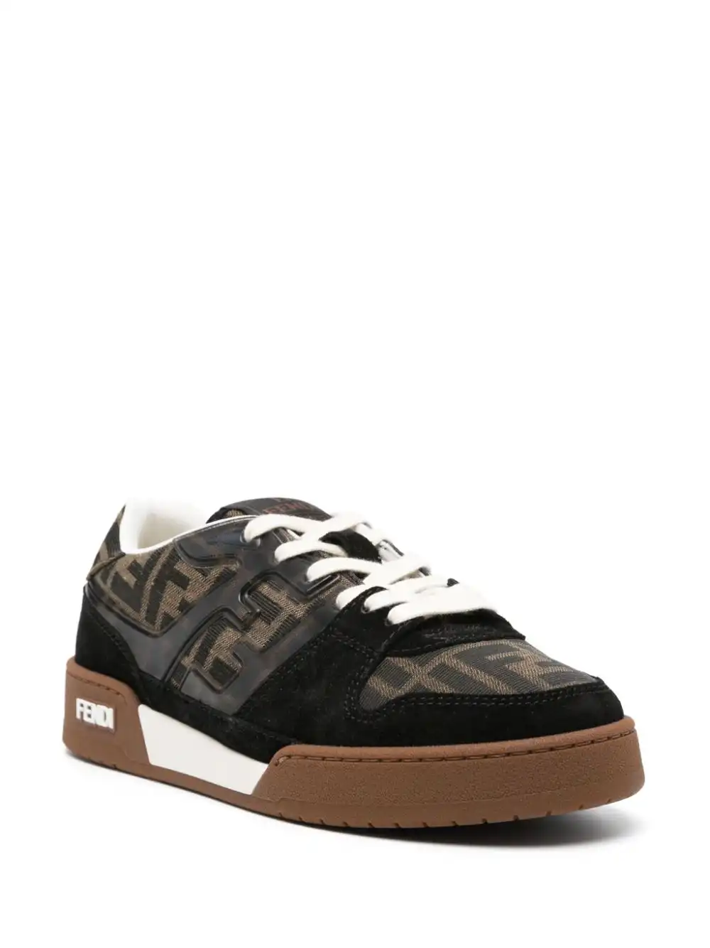 Cheap FENDI Zucca-monogram panelled sneakers