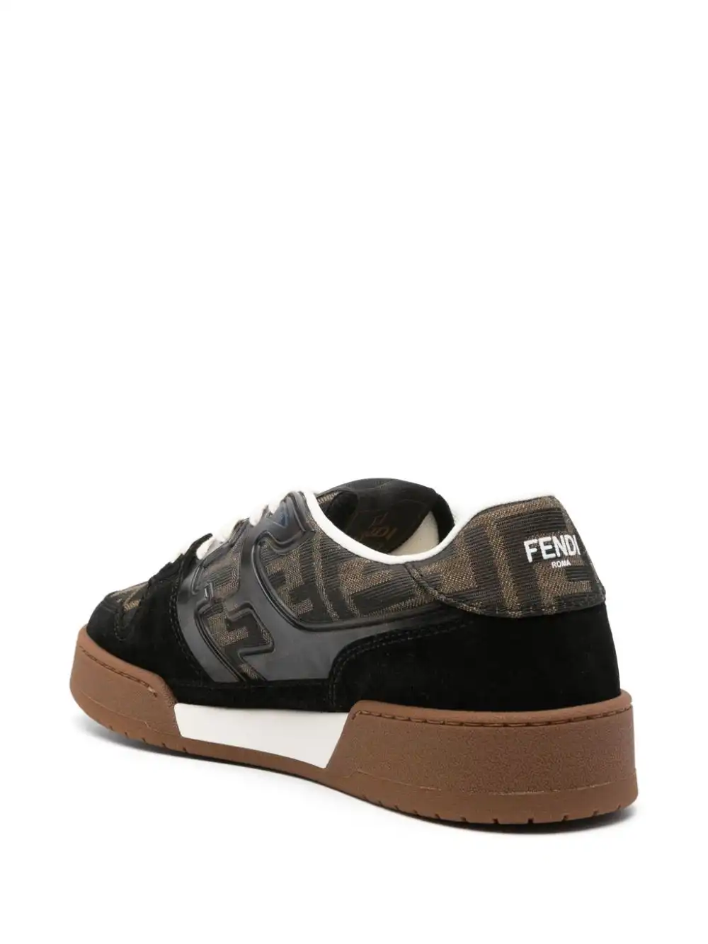 Cheap FENDI Zucca-monogram panelled sneakers