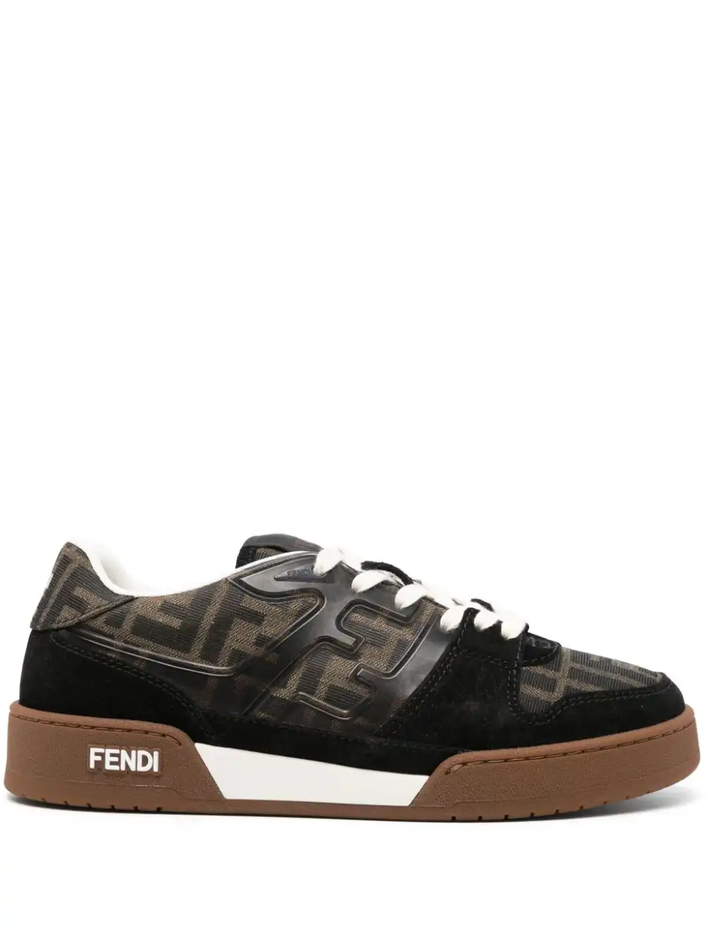 Cheap FENDI Zucca-monogram panelled sneakers