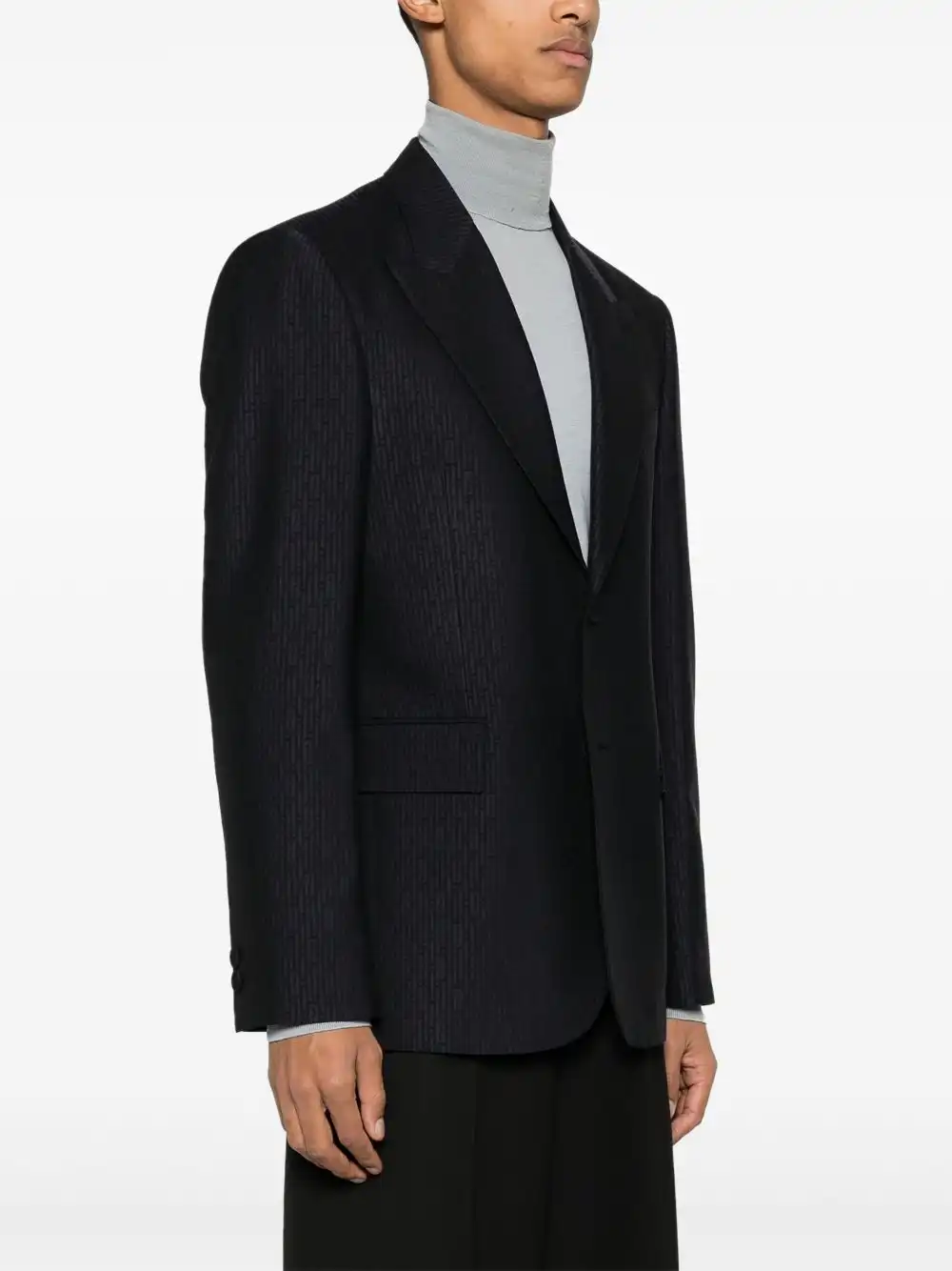 Affordable FENDI FF-print wool blazer