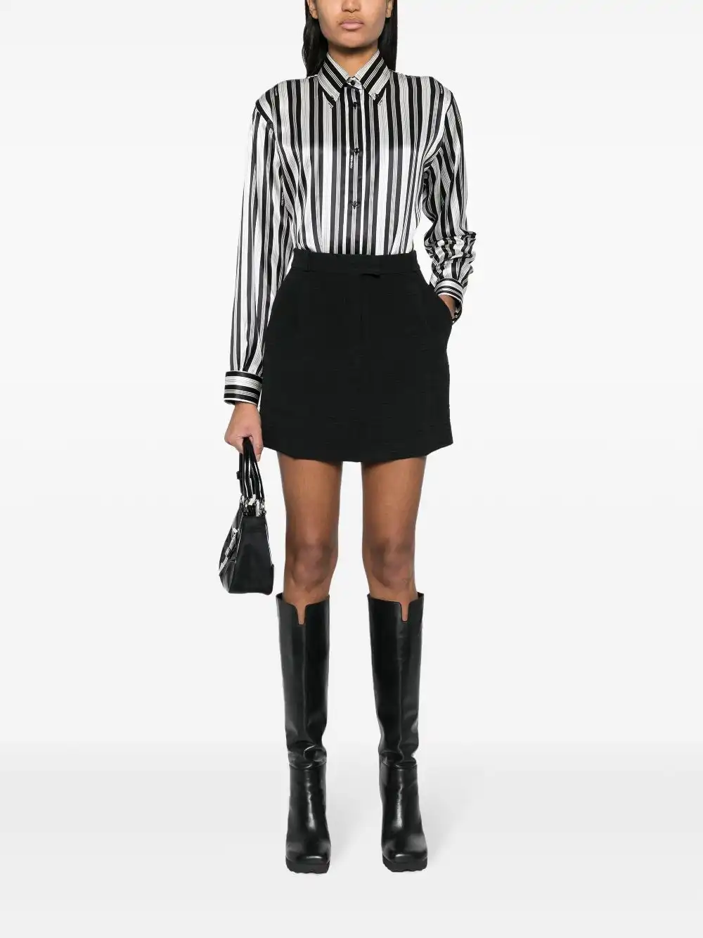 Cheap FENDI Zucca-jacquard miniskirt