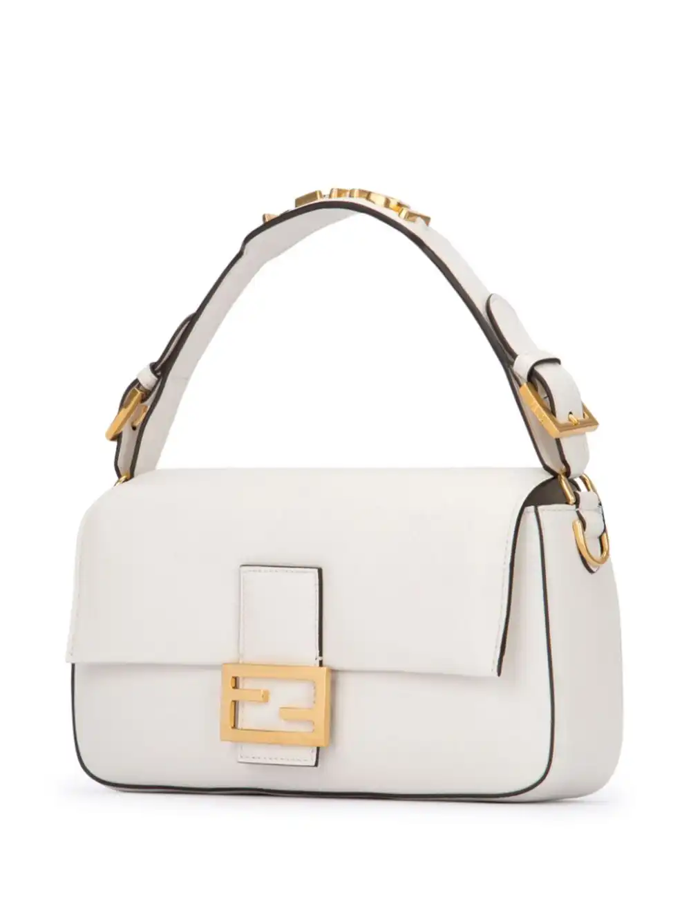 Cheap FENDI Baguette leather shoulder bag