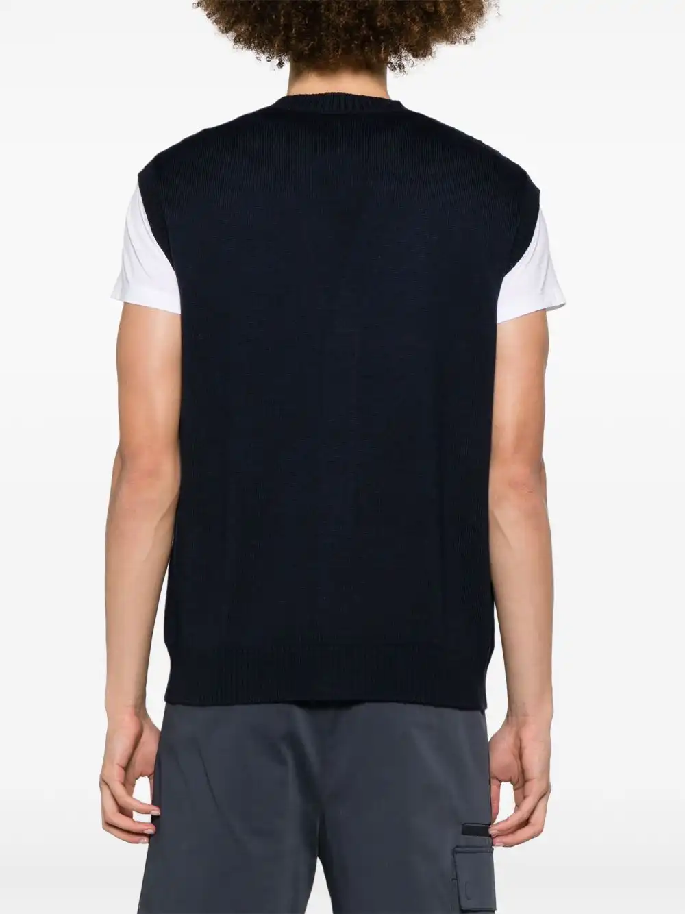 Cheap FENDI FF-intarsia sweater vest