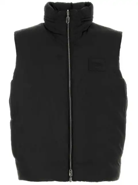 FENDI FF Stripe reversible padded gilet