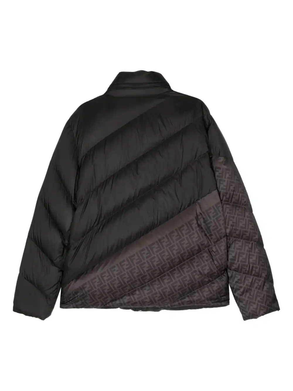 Affordable FENDI FF-print puff jacket