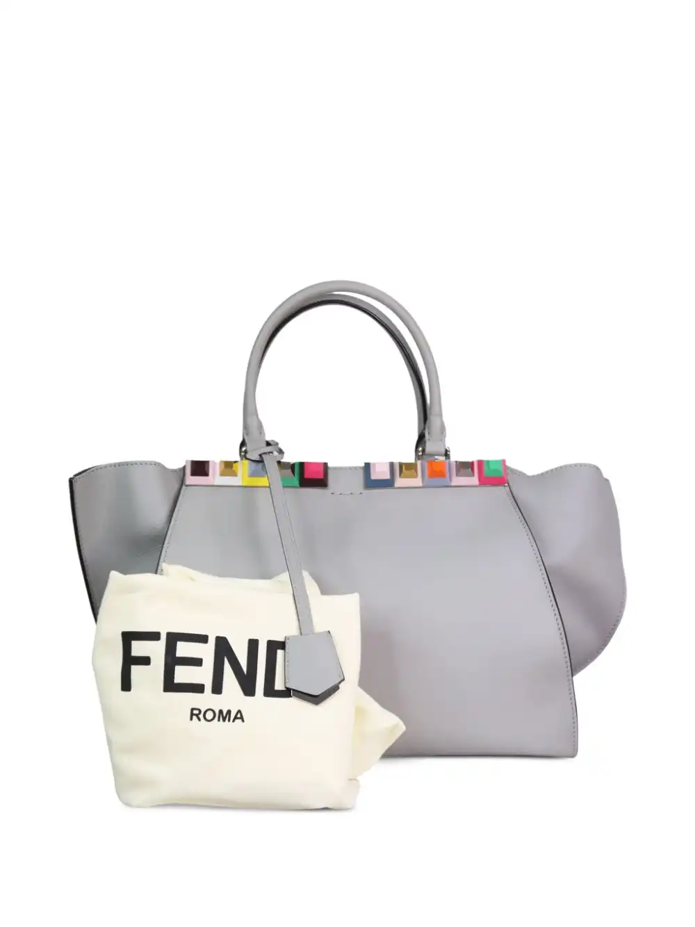 Affordable Fendi 3Jours stud-embellished tote bag