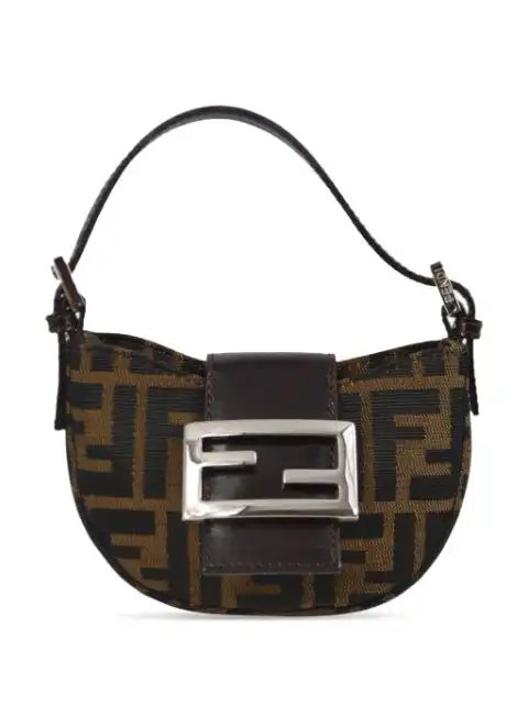 Cheap Fendi 1990-2000s Zucca-jacquard mini bag