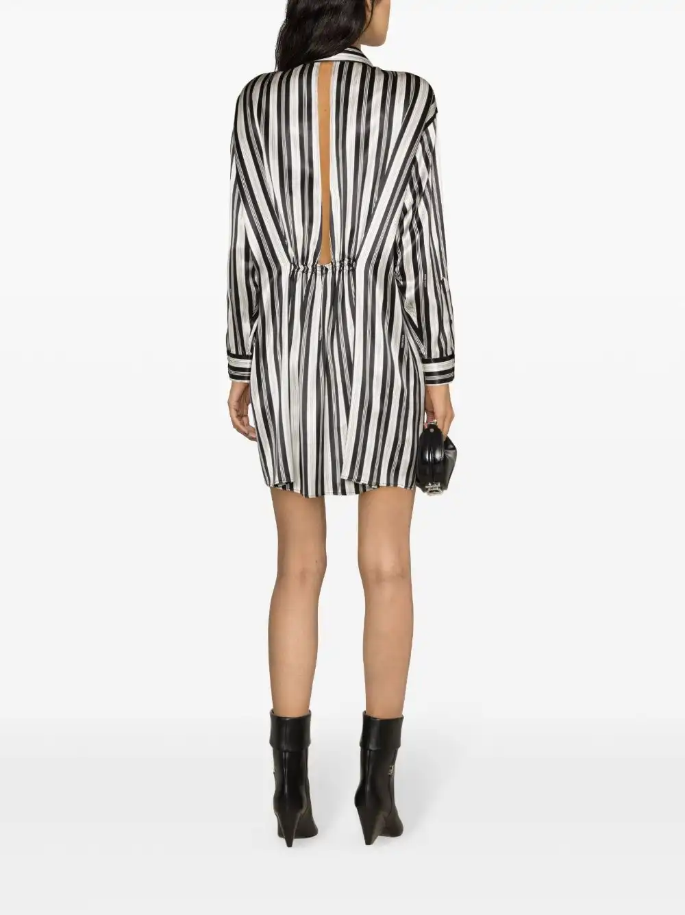 Affordable FENDI striped silk shirtdress