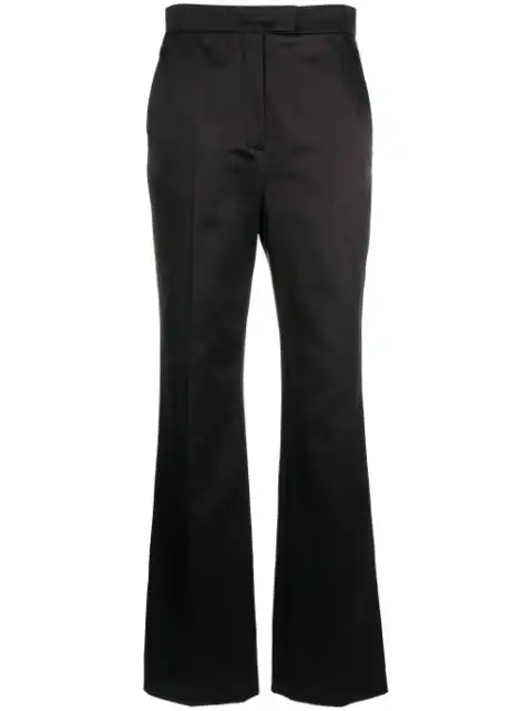 FENDI bootcut satin trousers