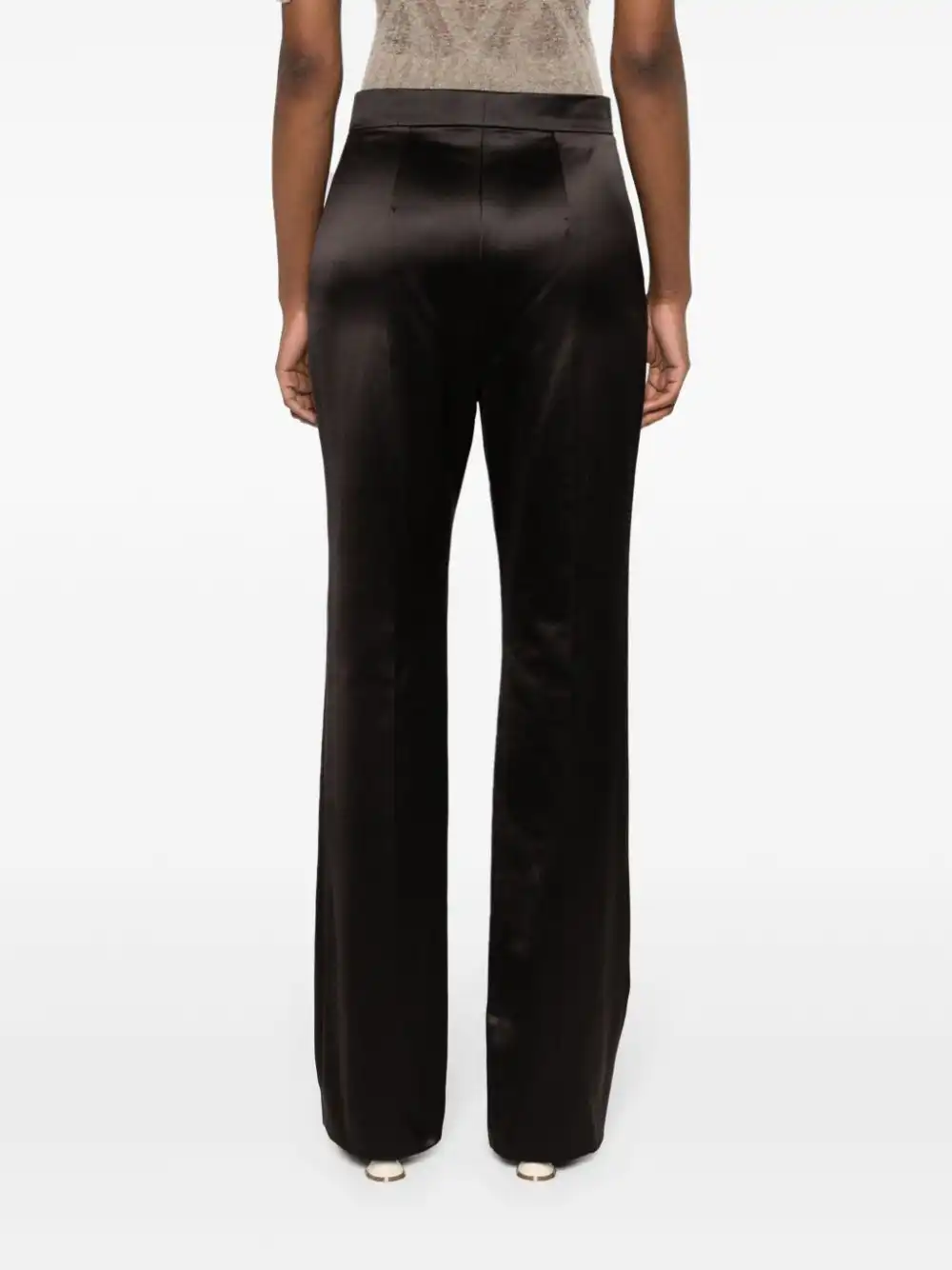 Cheap FENDI bootcut satin trousers