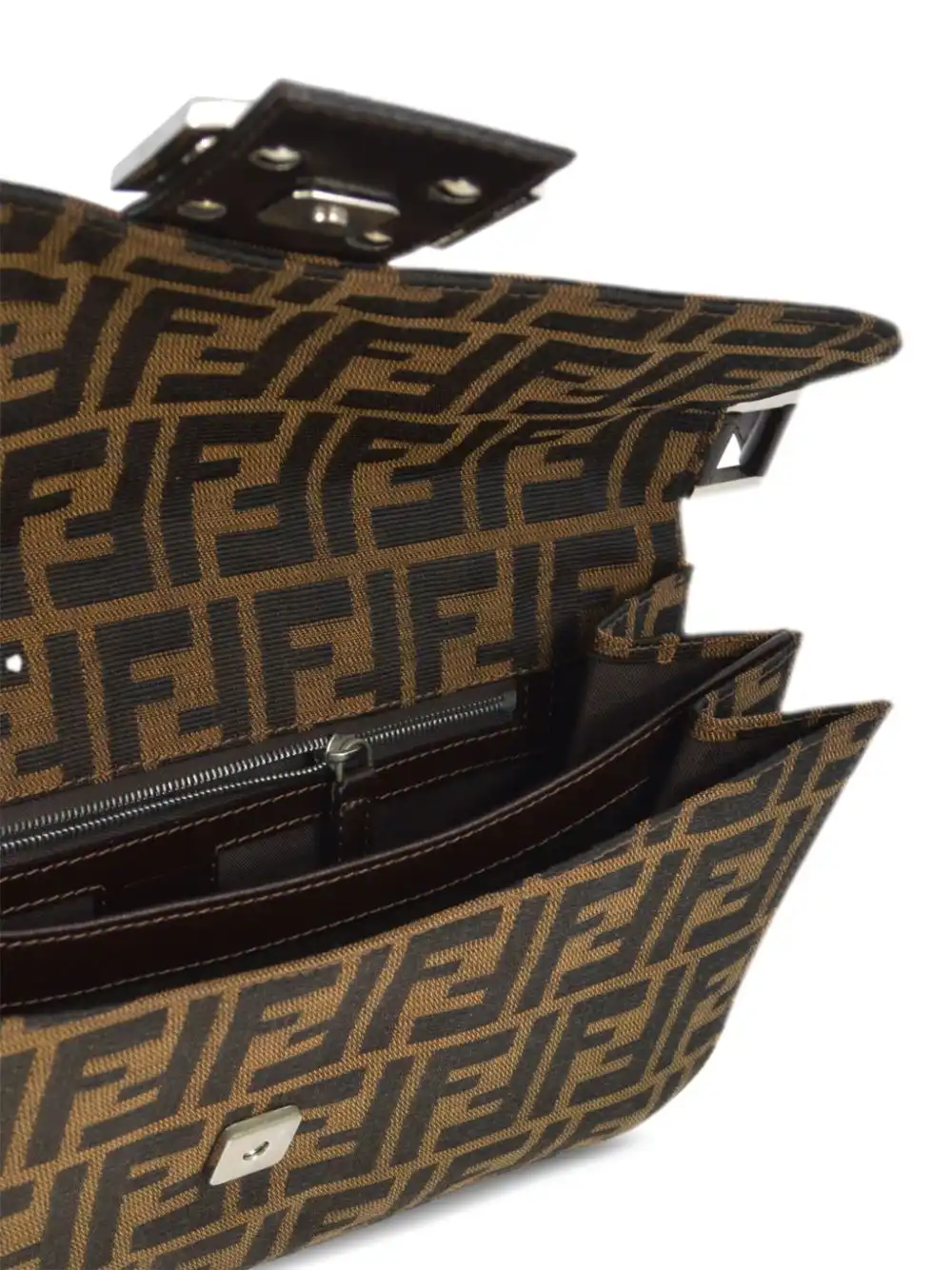 Affordable Fendi 1990-2000s Zucca monogram shoulder bag