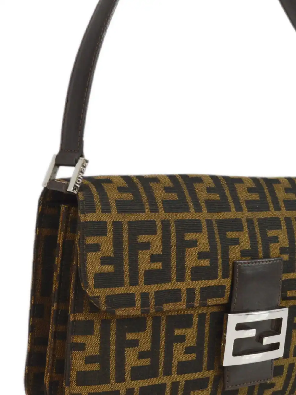 Affordable Fendi 1990-2000s Zucca monogram shoulder bag