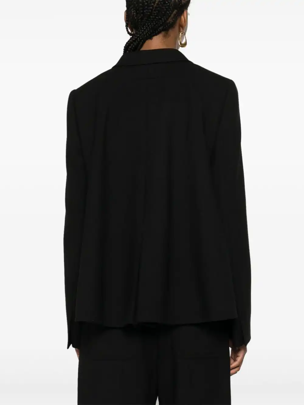 Affordable FENDI double-breasted draped blazer