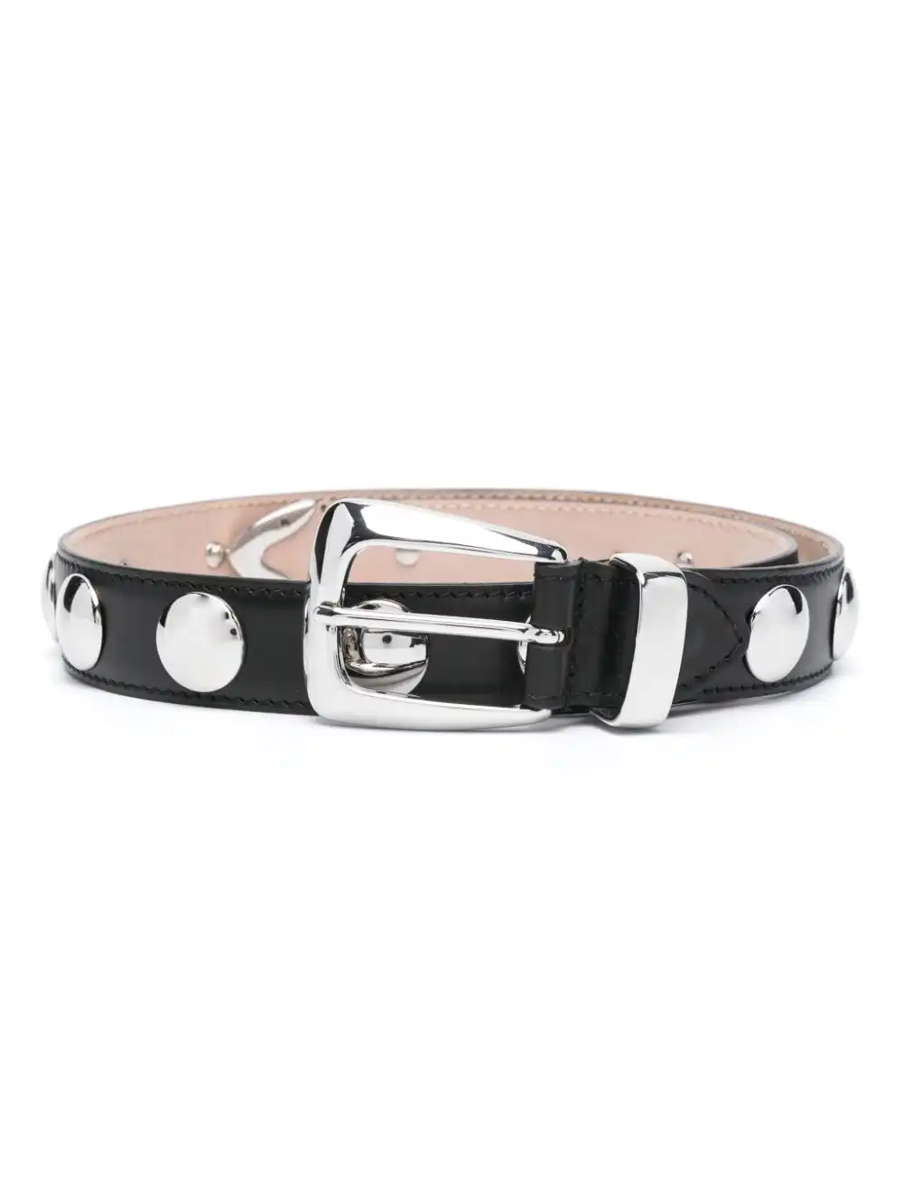 Affordable KHAITE studded leather belt