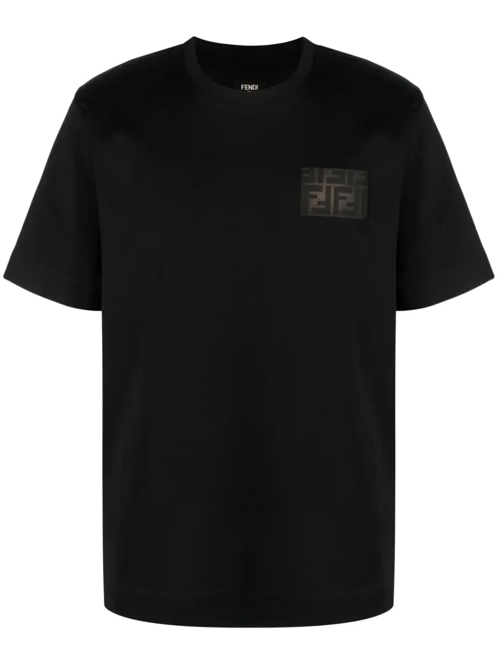 Affordable FENDI FF-patch cotton T-shirt