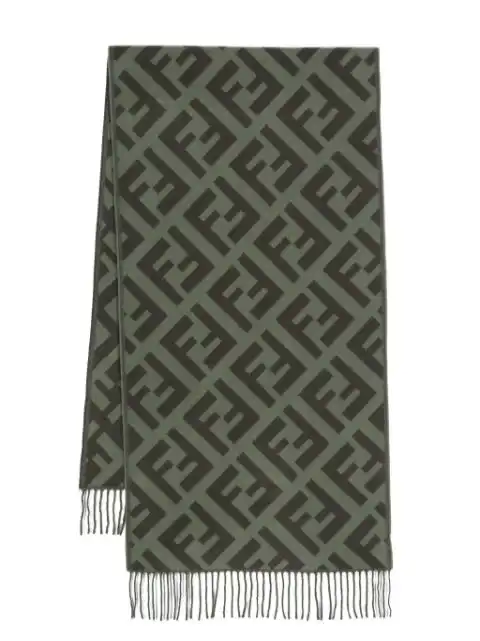 FENDI FF-motif cashmere scarf