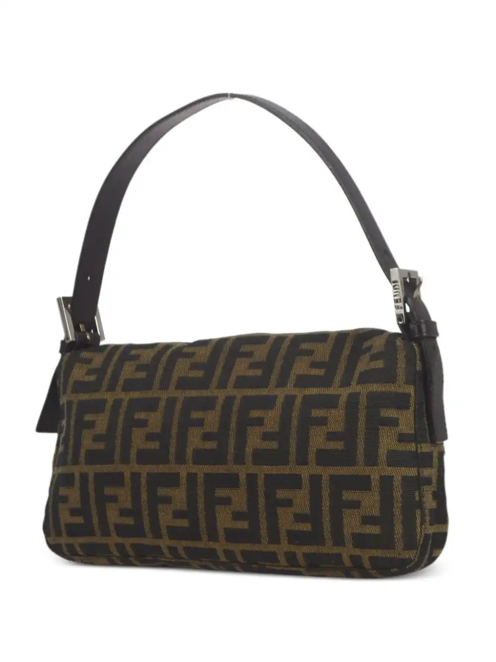 Cheap Fendi 1990-2000s Baguette Zucca-jacquard shoulder bag