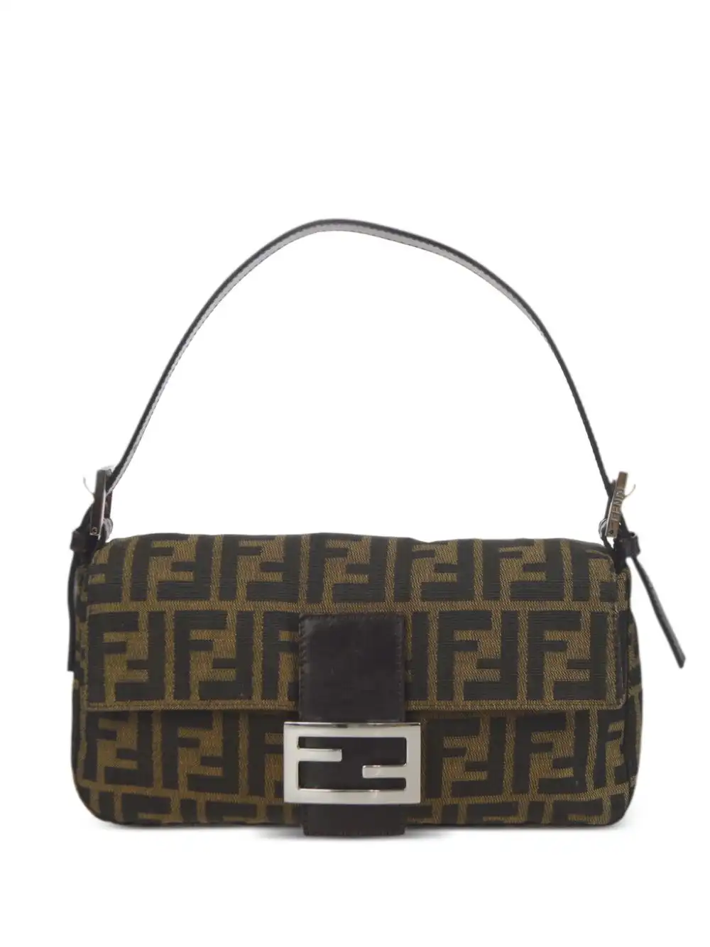 Cheap Fendi 1990-2000s Baguette Zucca-jacquard shoulder bag